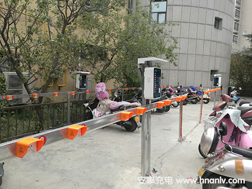 天伦水晶城电动自行车集中充电项目