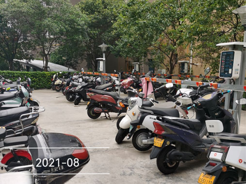 21KW立式双枪交流充电桩工程案例